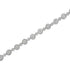 .925 Sterling Silver 1 1/3 cttw Miracle Plate Set Diamond Alternating Link Bracelet (I-J Color, I3 Clarity) -7" - Evallys.com # #