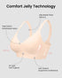 Comfortable Seamless Full Coverage Bra for Women Wireless Bras with Soft Support Regular and Plus Size 4X-Large Nude - Evallys.com # #