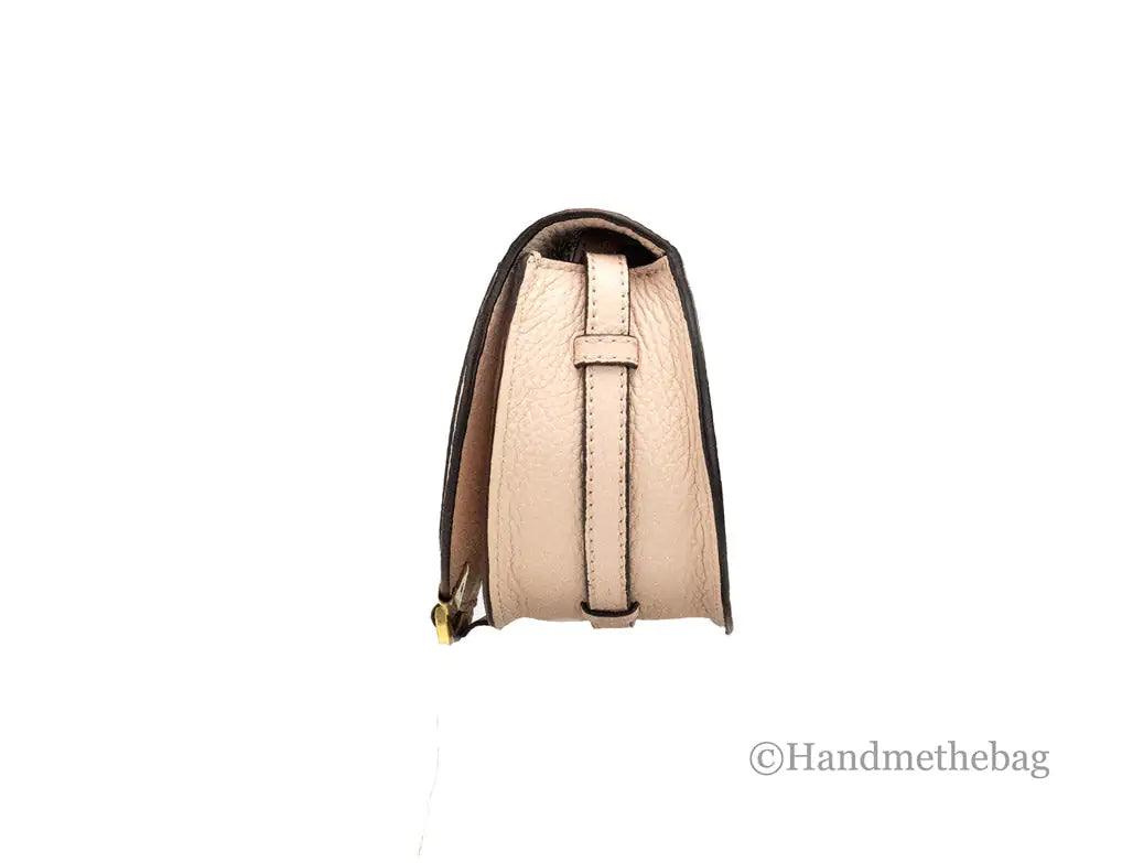 Chloe Nano Marcie Pale Blush Leather Shoulder Saddle Bag - Evallys.com # #