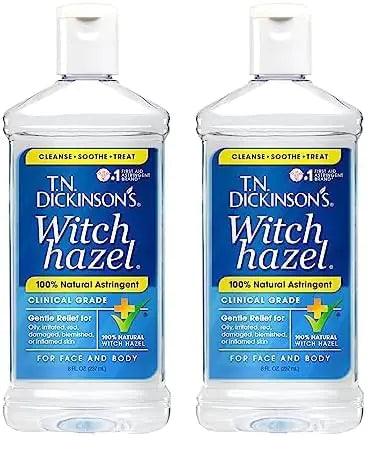 Dickinson's Witch Hazel Astringent, 8 Ounce (Pack of 2) 8 Fl Oz (Pack of 2) - Evallys.com # #