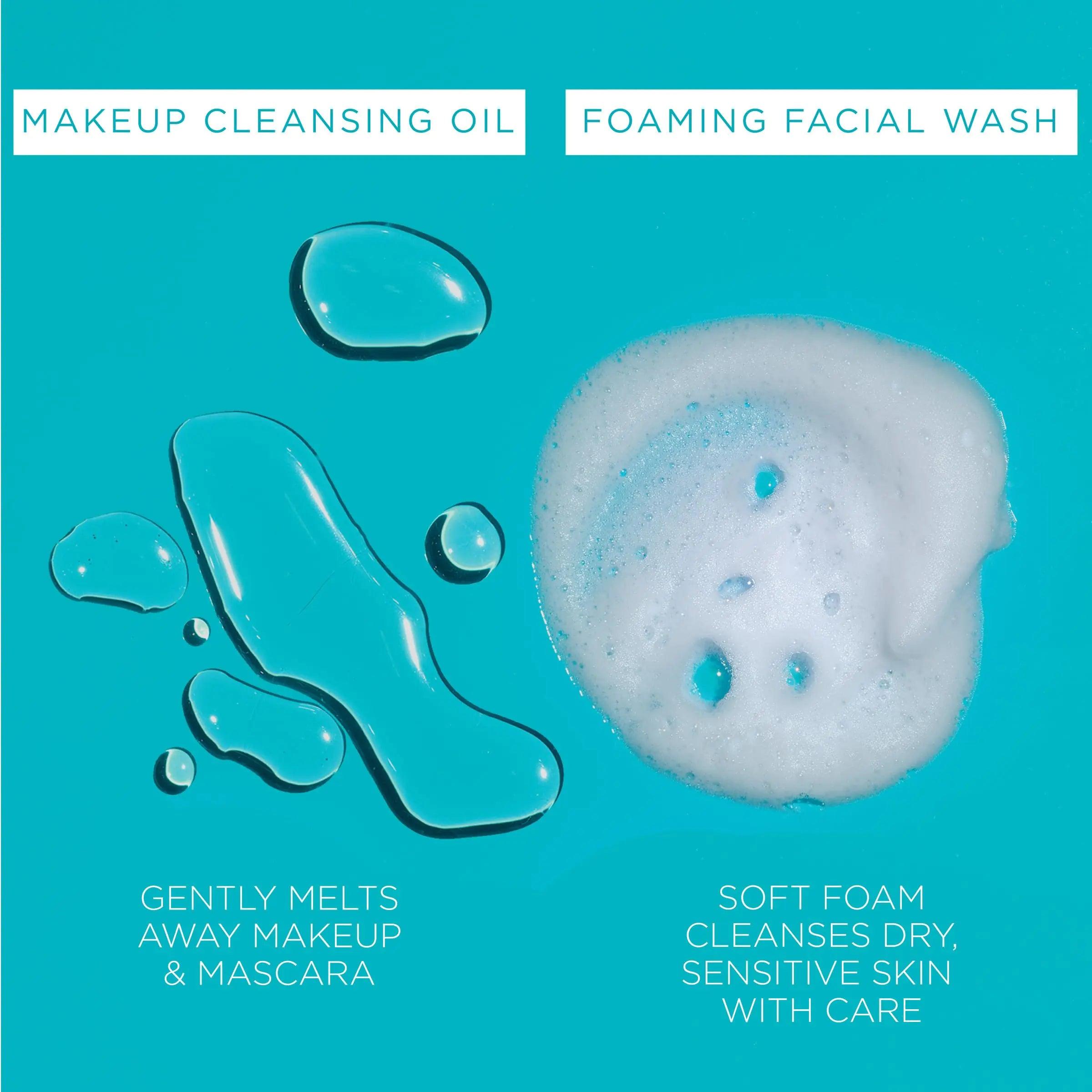 Curel Makeup Cleansing Oil and Face Wash Cleansing Oil & Face Cream - Evallys.com # #