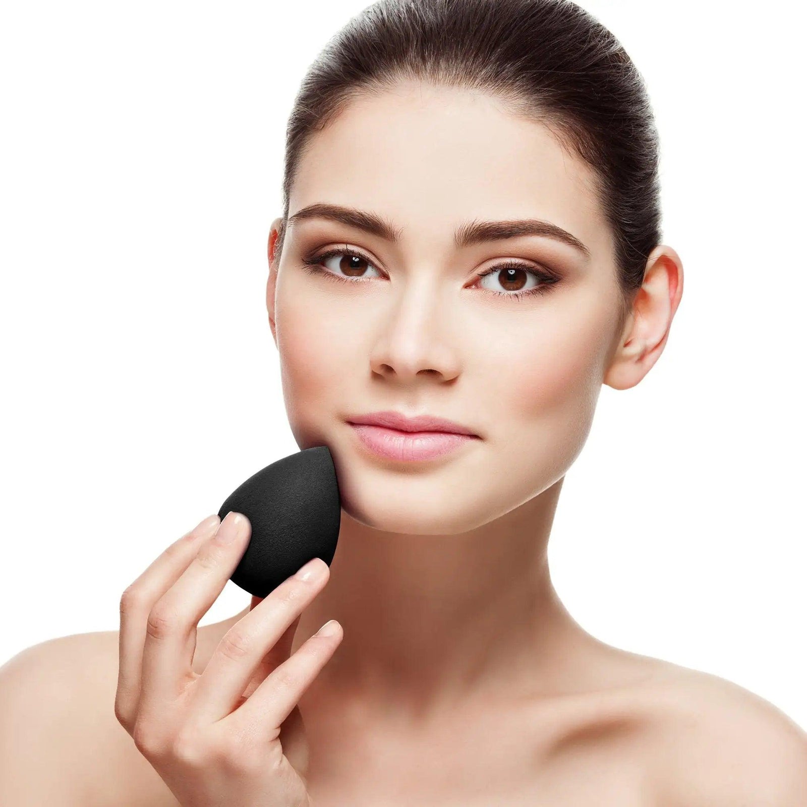 Aesthetica Cosmetics Beauty Sponge Blender - Latex Free and Vegan Makeup Sponge Blender - For Powder, Cream or Liquid Application - One Piece Make Up Sponge 1 Count (Pack of 1) - Evallys.com # #