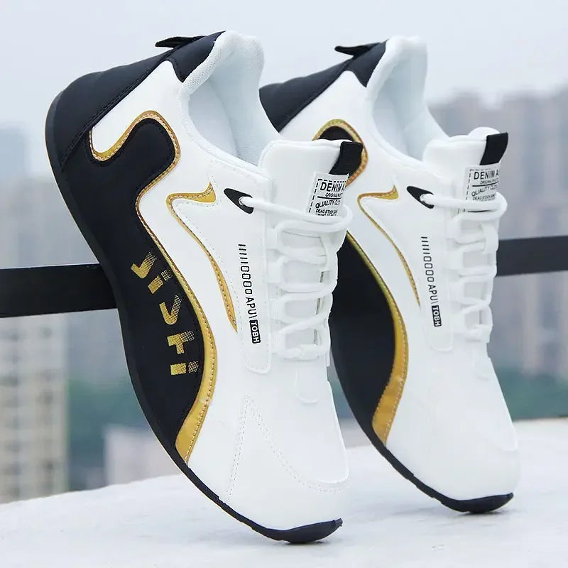 Waterproof PU Leather Sneakers