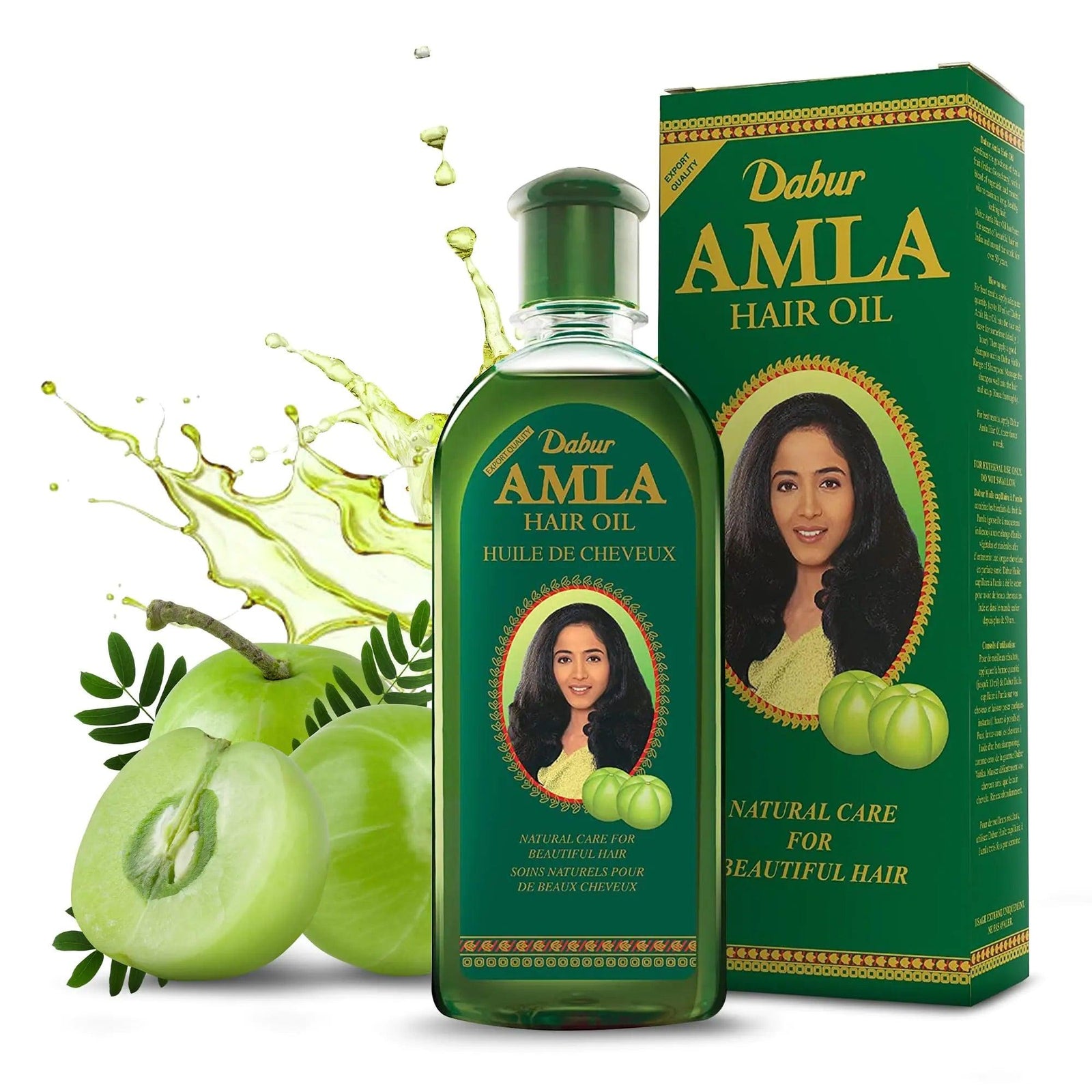 Dabur Amla Hair Oil for Healthy Hair and Moisturized Scalp, for Men and Women, Indian Bio Oil for Hair, Natural Care for Beautiful Hair (200ml) Herbal 6.76 Fl Oz (Pack of 1) - Evallys.com # #