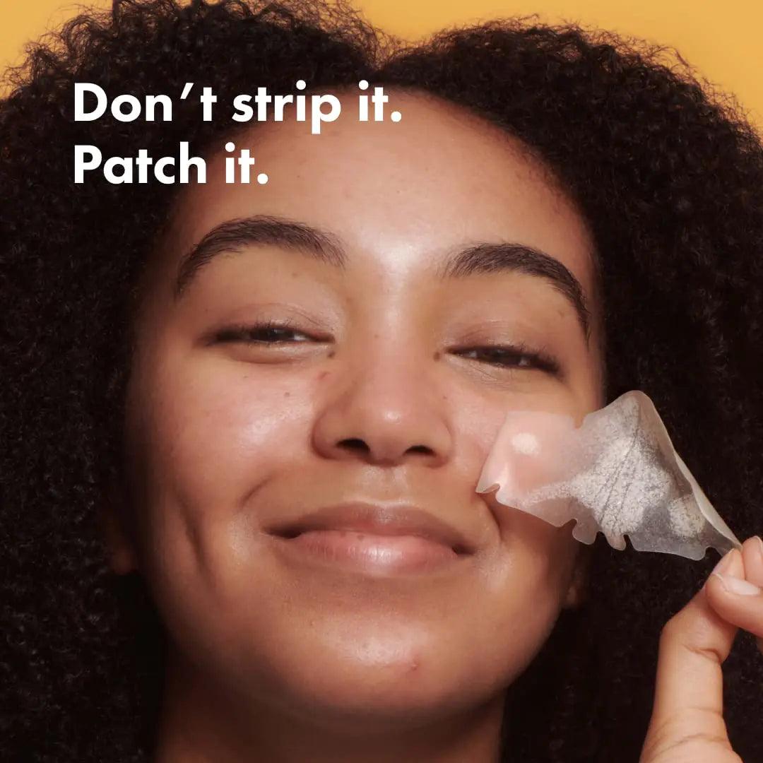 Mighty Patches for nose pores from Hero Cosmetics - XL Hydrocolloid Pimples, Zits and Oil - Dermatologist-Approved Overnight pore Strips to Absorb Acne nose Gunk (10 Count) 10 Count (Pack of 1) - Evallys.com # #