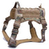 Nylon Tactical Dog Harness with Handle & Bungee Leash for Large Dogs - Evallys.com # #