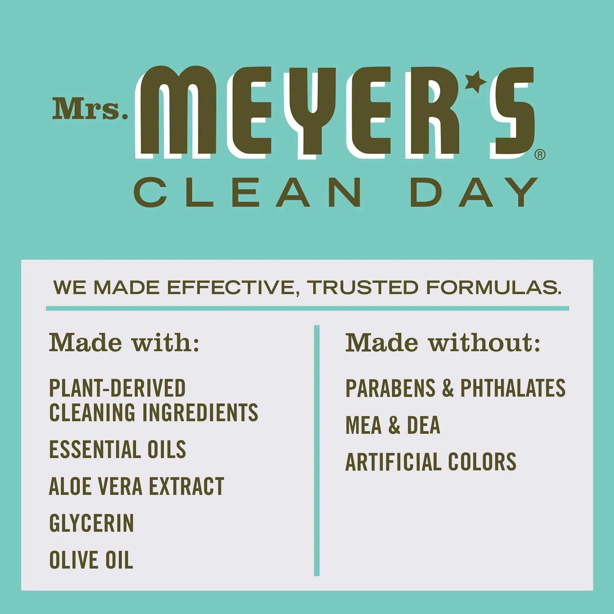 MRS. MEYER'S CLEAN DAY Hand Soap Refill, Made with Essential Oils, Biodegradable Formula, Basil, 33 fl. oz 33 Fl Oz (Pack of 1) - Evallys.com # #