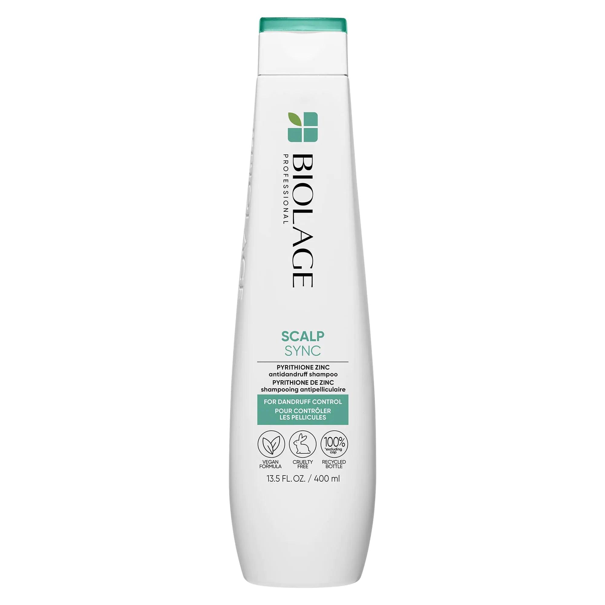 Biolage Scalp Sync Anti-Dandruff Shampoo | Targets Dandruff, Controls The Appearance of Flakes & Relieves Scalp Irritation | Paraben Free | For Dandruff Control | Vegan | Anti-Dandruff Salon Shampoo 13.5 Fl Oz (Pack of 1) - Evallys.com # #