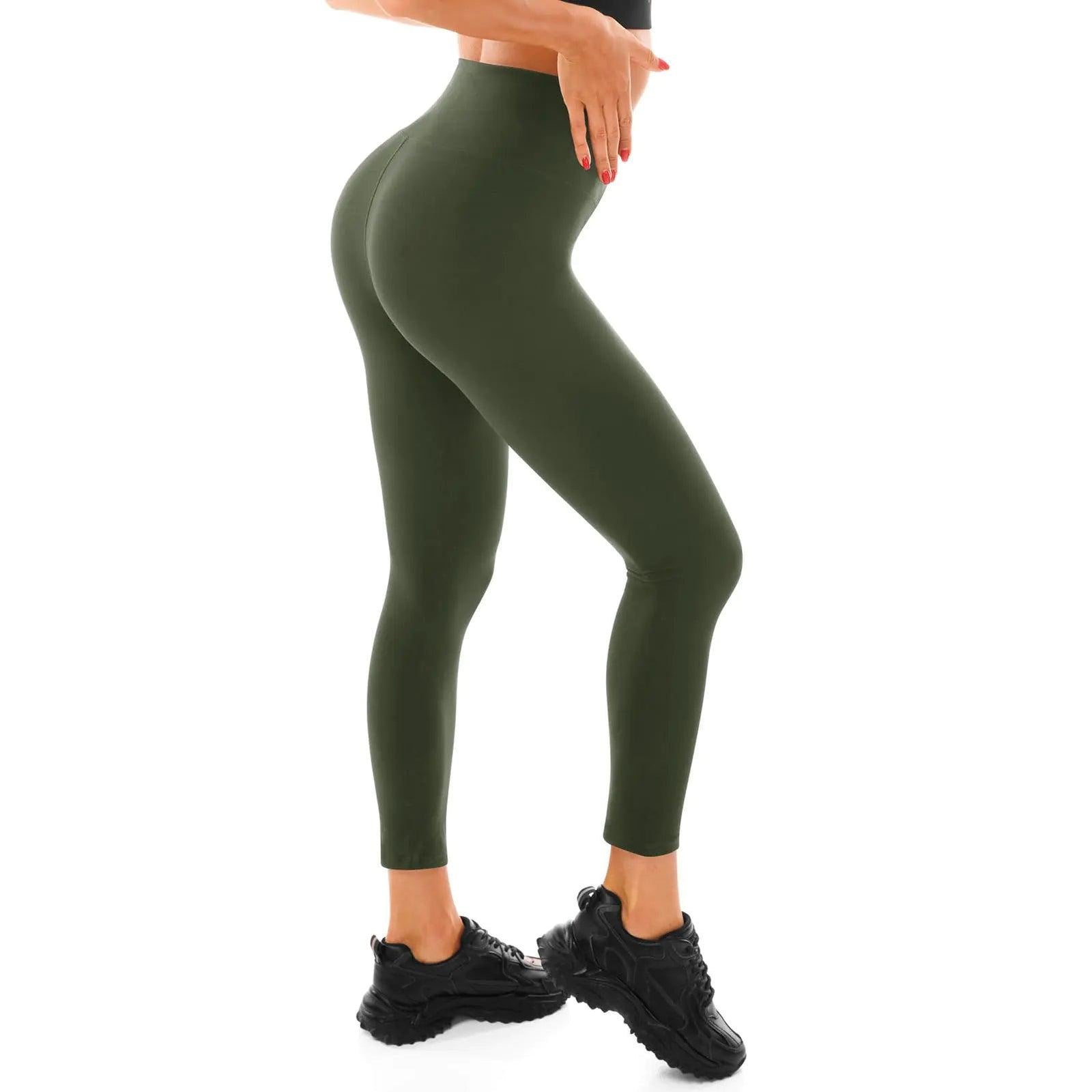 Walifrey Leggings for Women, High Waisted Buttery Soft Leggings for Women Gym Yoga Workout XX-Large Green - Evallys.com # #