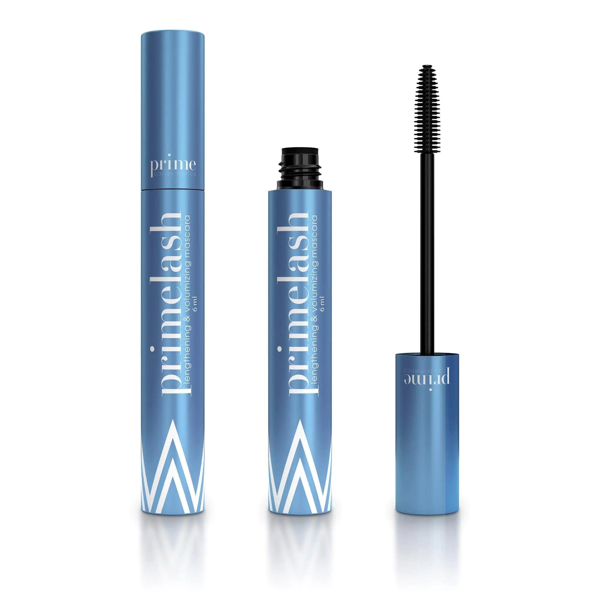 PrimeLash Mascara for Older Women – Volumizing, Incredible Length in 2 Coats – Long-Stay, Zero Clumps, Hypoallergenic (Black) Black - Evallys.com # #