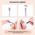 Electric Nail Drill, USB Electric Nail Drill Machine for Acrylic Nails, Portable Electrical Nail File Polishing Tool Manicure Pedicure Efile Nail Supplies for Home and Salon Use, Gold - Evallys.com # #