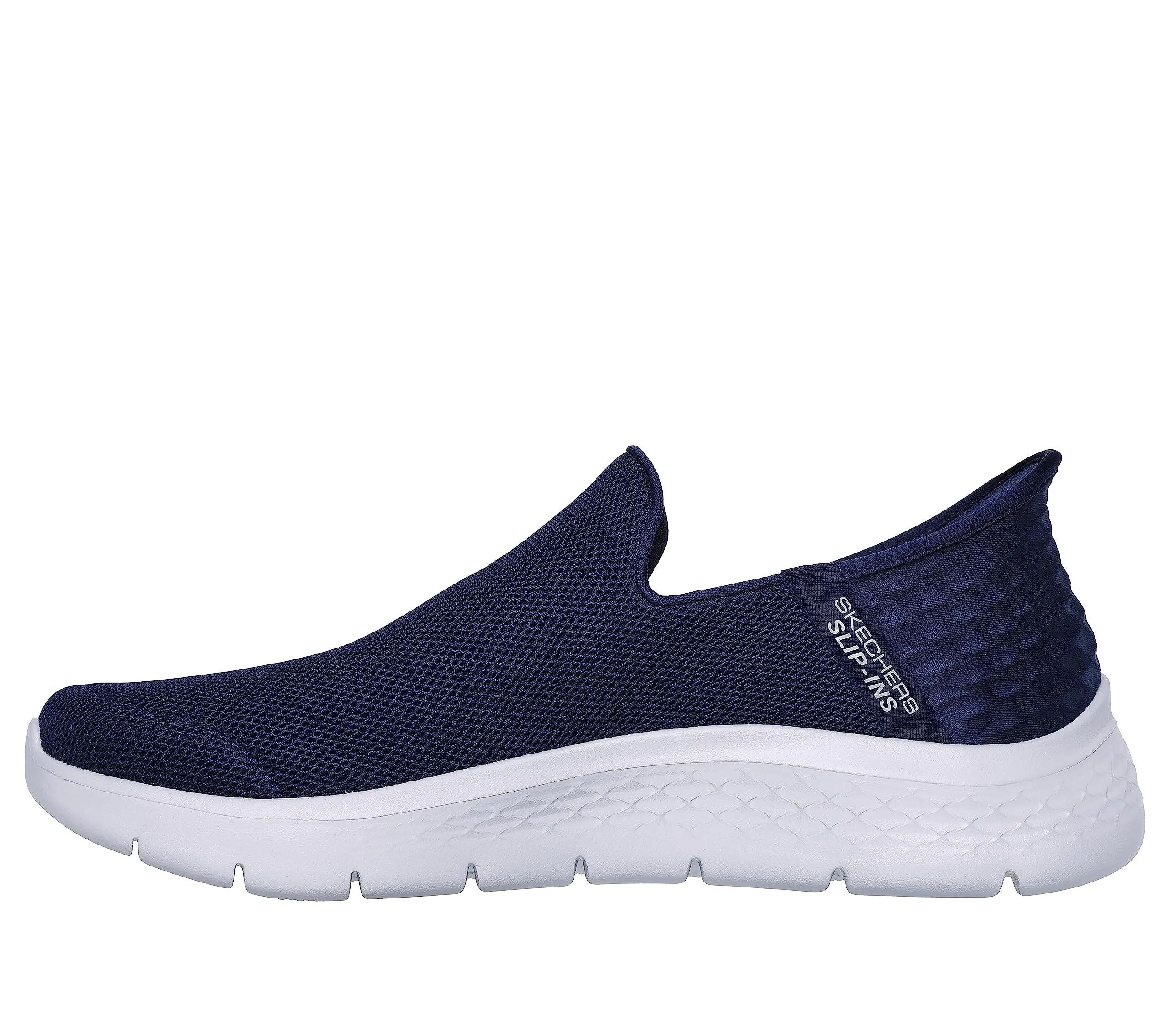 Skechers Mens Gowalk Flex Hands Free Slip ins Athletic Slip on Casual Walking Shoes 13 X-Wide Navy - Evallys.com # #