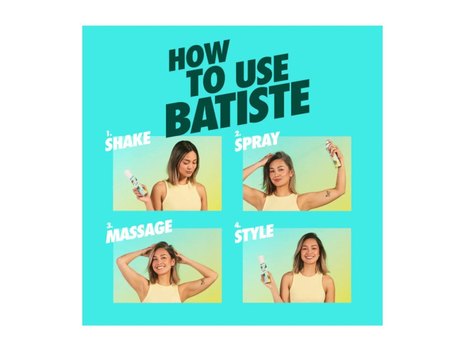 Batiste 3 Piece Dry Shampoo Set, Original - Evallys.com # #