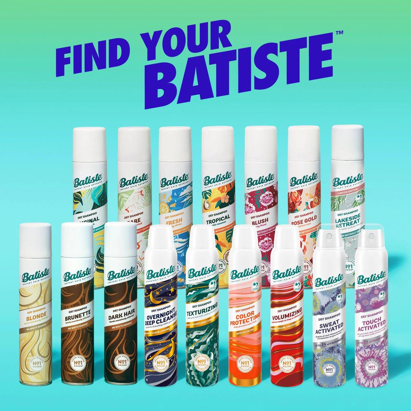 Batiste Sweat Activated Dry Shampoo, Neutralizes Odor for Up to 24 Hours & Prevents Sweat Buildup in Hair, Waterless Shampoo, 3.81 Oz - Evallys.com # #