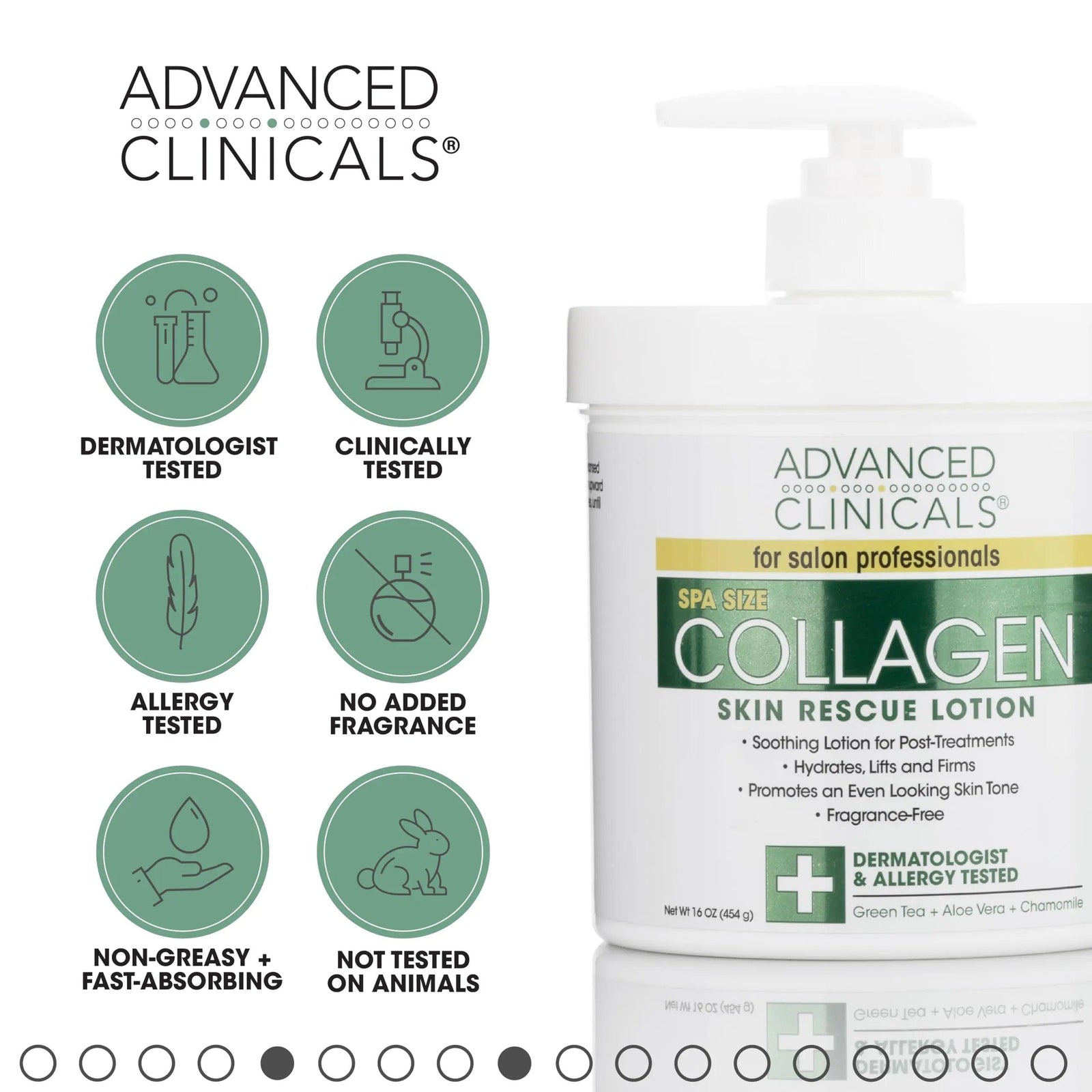 Advanced Clinicals Collagen Body Cream Moisturizer Lotion + Collagen Body Oil Skin Care 2 Piece Set – Tightening, Firming, & Hydrating Skin Care Set To Reduce Crepey Skin, Wrinkles, & Stretch Marks 1 Count (Pack of 2) Collagen Cream + Body Oil - Evallys.com # #