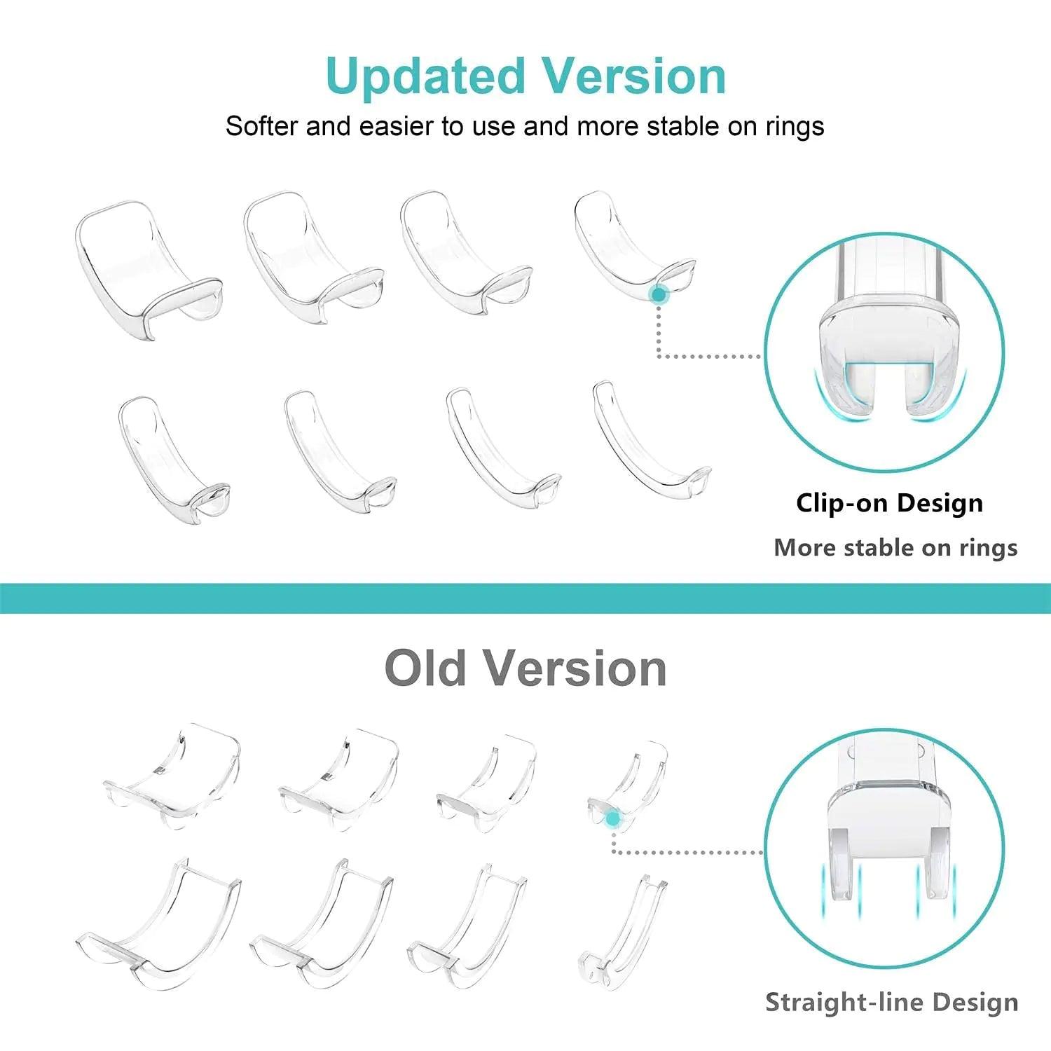 Invisible Ring Size Adjuster for Loose Rings Ring Adjuster Fit Any Rings, Assorted Sizes of Ring Sizer - Evallys.com # #