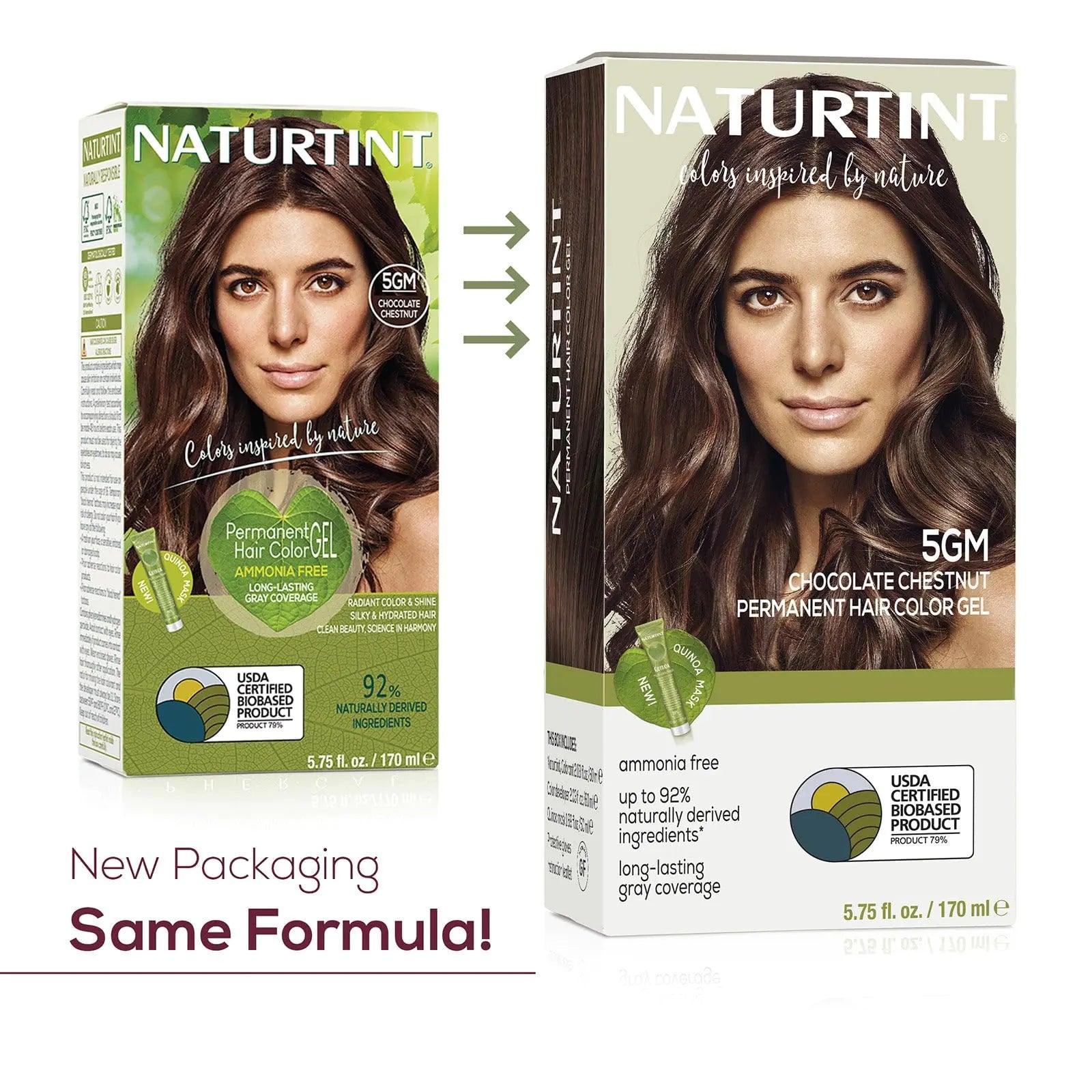 Naturtint Permanent Hair Color 5GM Chocolate Chestnut (Pack of 6), Ammonia Free, Vegan, Cruelty Free, up to 100% Gray Coverage, Long Lasting Results - Evallys.com # #