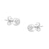 10K Gold 1/4 Cttw Round Brilliant-Cut Near Colorless Diamond Bezel-Set Stud Earrings (H-I Color, I1-I2 Clarity) - Evallys.com # #