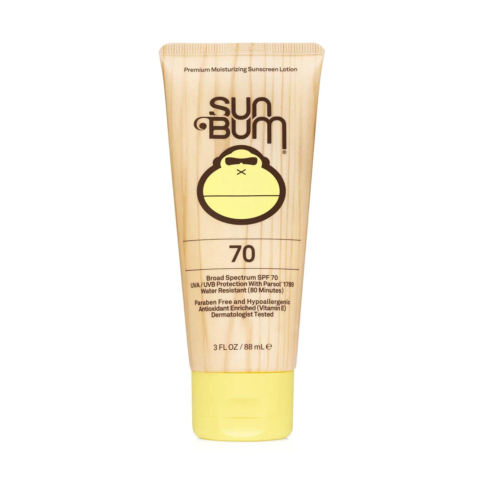 Sun Bum Original SPF 70 Sunscreen Lotion | Vegan and Hawaii 104 Act Compliant (Octinoxate & Oxybenzone Free) Broad Spectrum Moisturizing UVA/UVB Sunscreen with Vitamin E | 3 oz 3 Fl Oz (Pack of 1) - Evallys.com # #