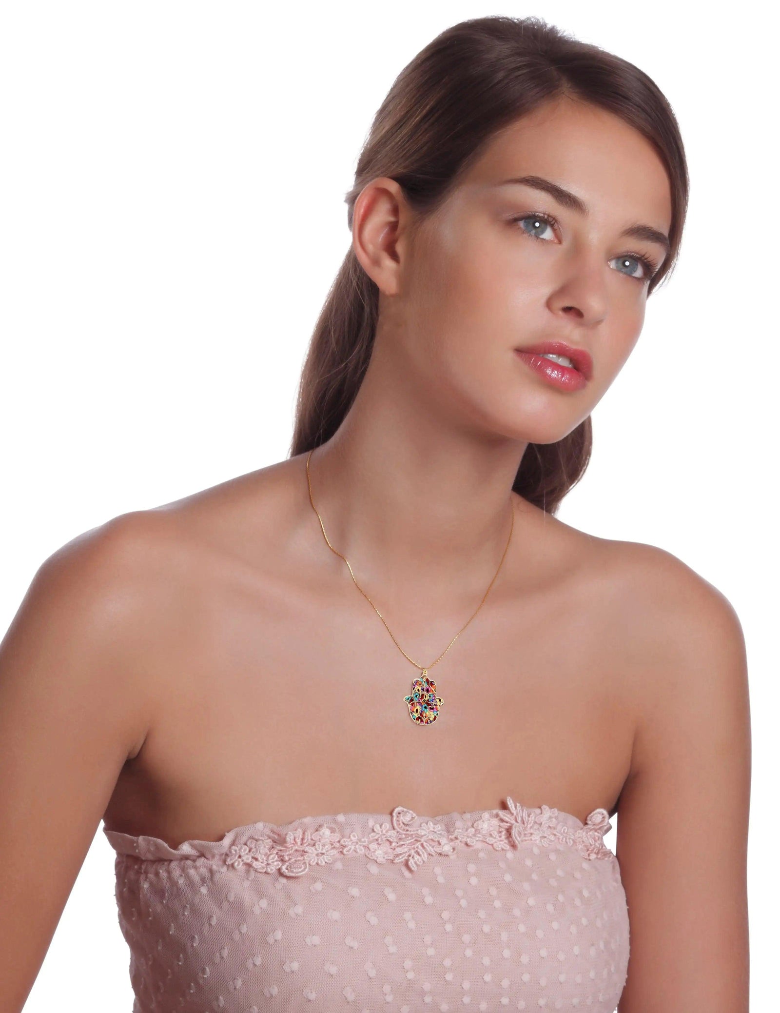 Silver Fleur de Lis Necklace - Evallys.com