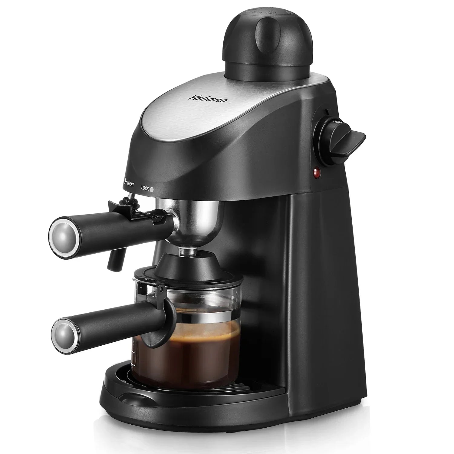Yabano Espresso Machine, 3.5Bar Espresso Coffee Maker, Espresso and Cappuccino Machine with Milk Frother, Espresso Maker with St - Evallys.com