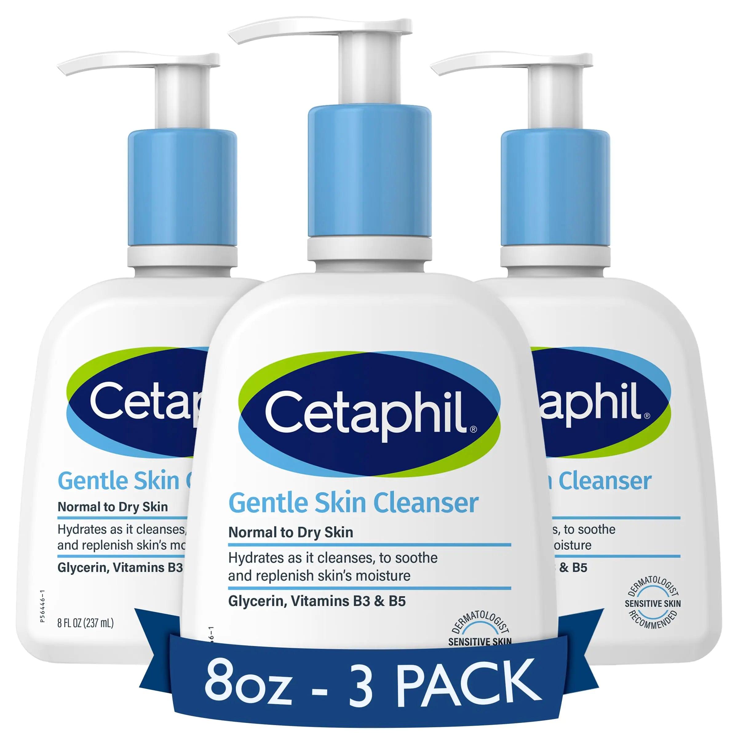 Face Wash by CETAPHIL, Hydrating Gentle Skin Cleanser for Dry to Normal Sensitive Skin, NEW 20oz, Fragrance Free, Soap Free and Non-Foaming 20 Fl Oz (Pack of 1) - Evallys.com # #