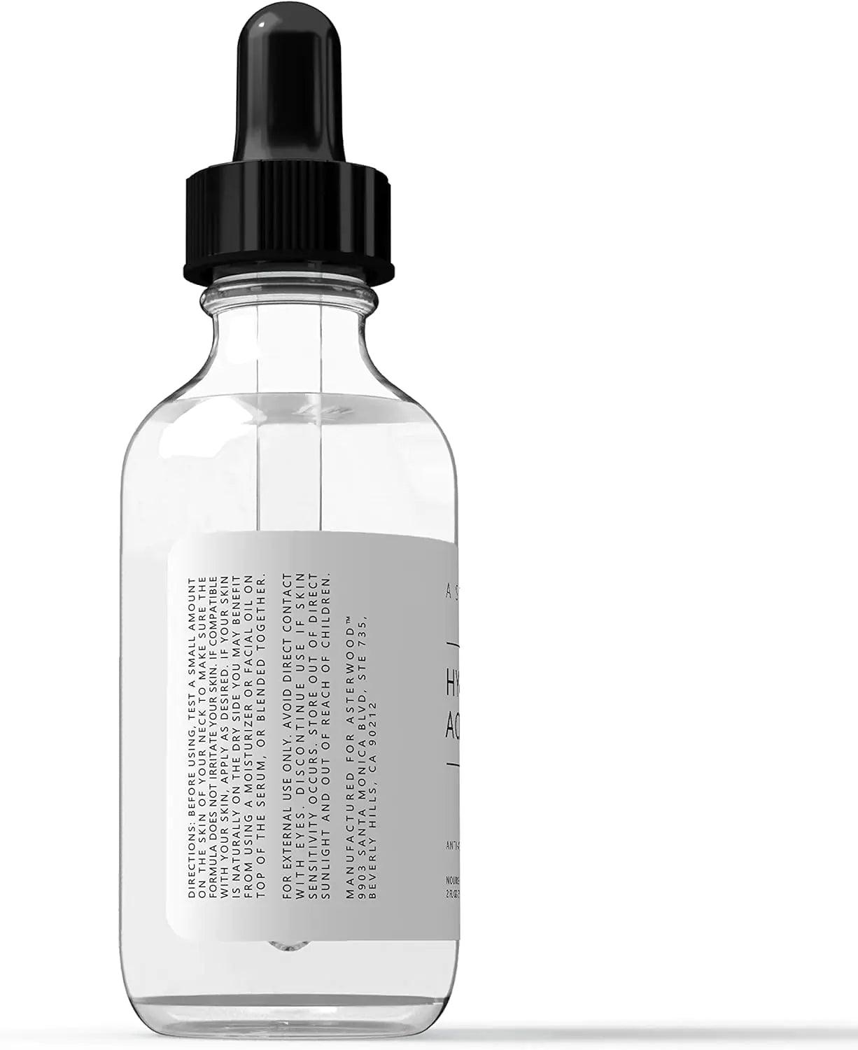 Pure Hyaluronic Acid Serum for Face - Plumping, Anti-Aging & Hydrating - Fragrance-Free, Pairs Well with Vitamin C Face Serum & Hylunaric Acid Moisturizer, 29ml/1 oz 1 Fl Oz (Pack of 1) - Evallys.com # #