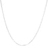 Unisex Solid 14K Gold 1.5mm Paperclip Chain Necklace - Choice of Length and Metal Color - Evallys.com