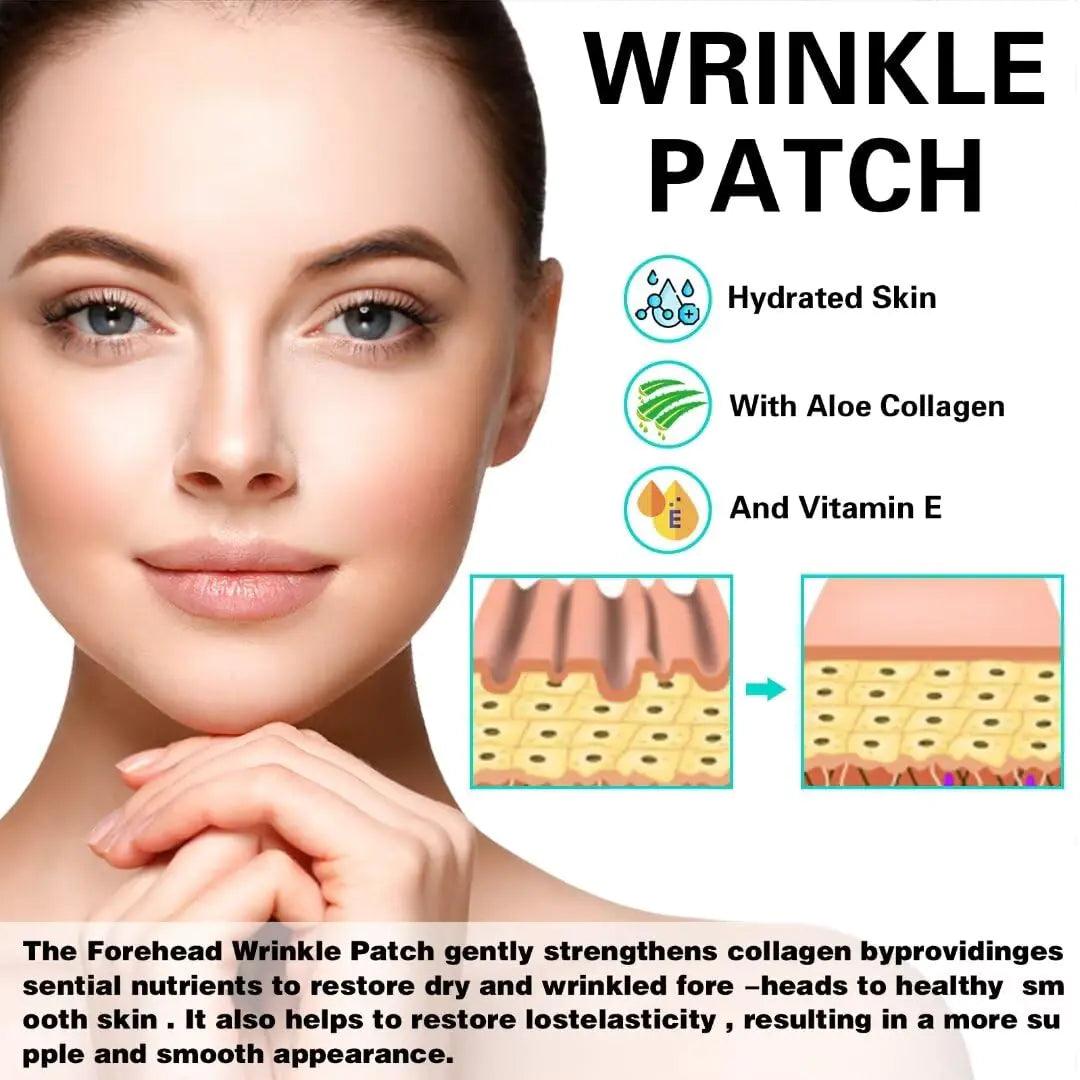 Forehead Wrinkle Patches 12pcs - Smooth Fine Lines & Wrinkles, Anti-Wrinkle Patches with Hydrolyzed Collagen with Aloe,Vitamin E, Anti Wrinkle Patches, Forehead Wrinkles Treatment - Evallys.com # #