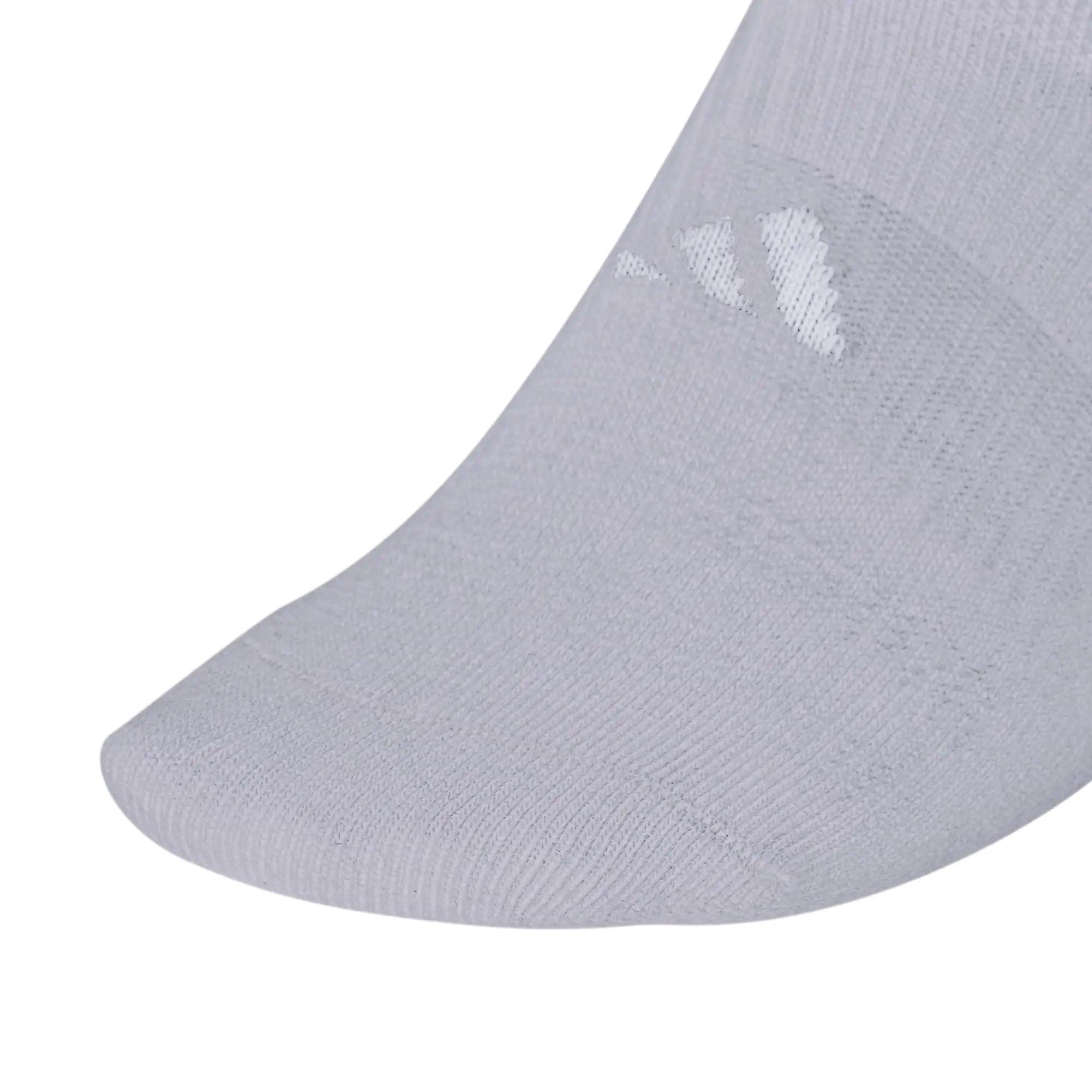 adidas Women's Superlite 3.0 Super No Show Athletic Socks Ultra Low-Profile with Targeted Cushion (6 Pairs) Medium White/Black/Grey - Evallys.com # #