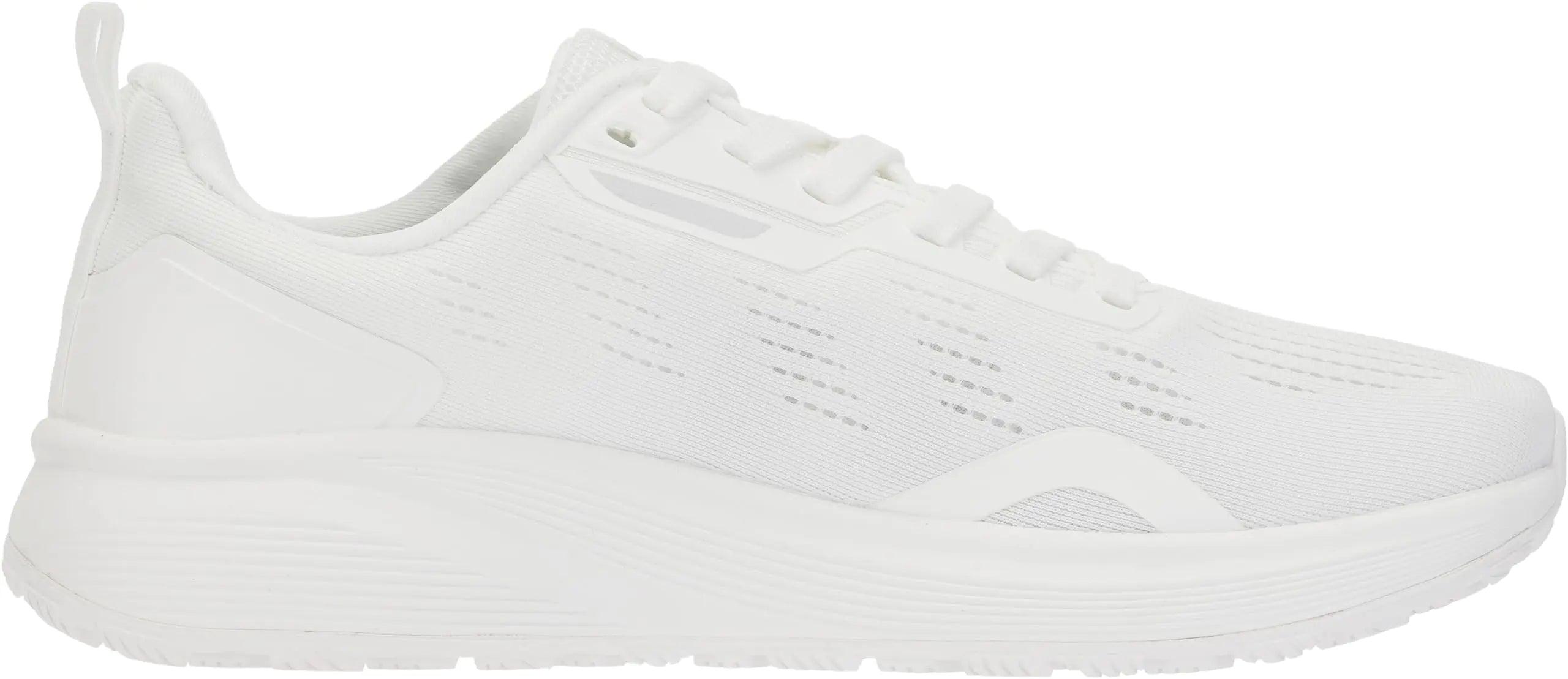 BRONAX Women's Wide Toe Box Road Running Shoes | Wide Athletic Tennis Sneakers with Rubber Outsole 7 Wide S73 | White - Evallys.com # #