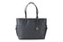 Michael Kors Gilly Large Black Leather Travel Drawstring Shoulder Tote Handbag - Evallys.com # #