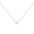 14k White Gold 1/4 Cttw Lab Grown Heart Shape Diamond Solitaire 18" Pendant Necklace (E-F Color, SI1-SI2 Clarity) - Evallys.com # #