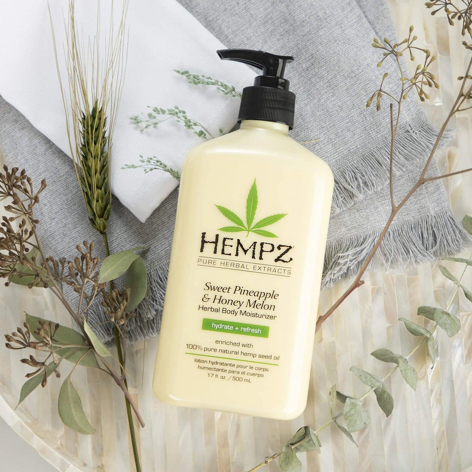 HEMPZ Body Lotion - Sweet Pineapple and Honey Melon - Daily Moisturizing Cream - 17oz - Evallys.com # #