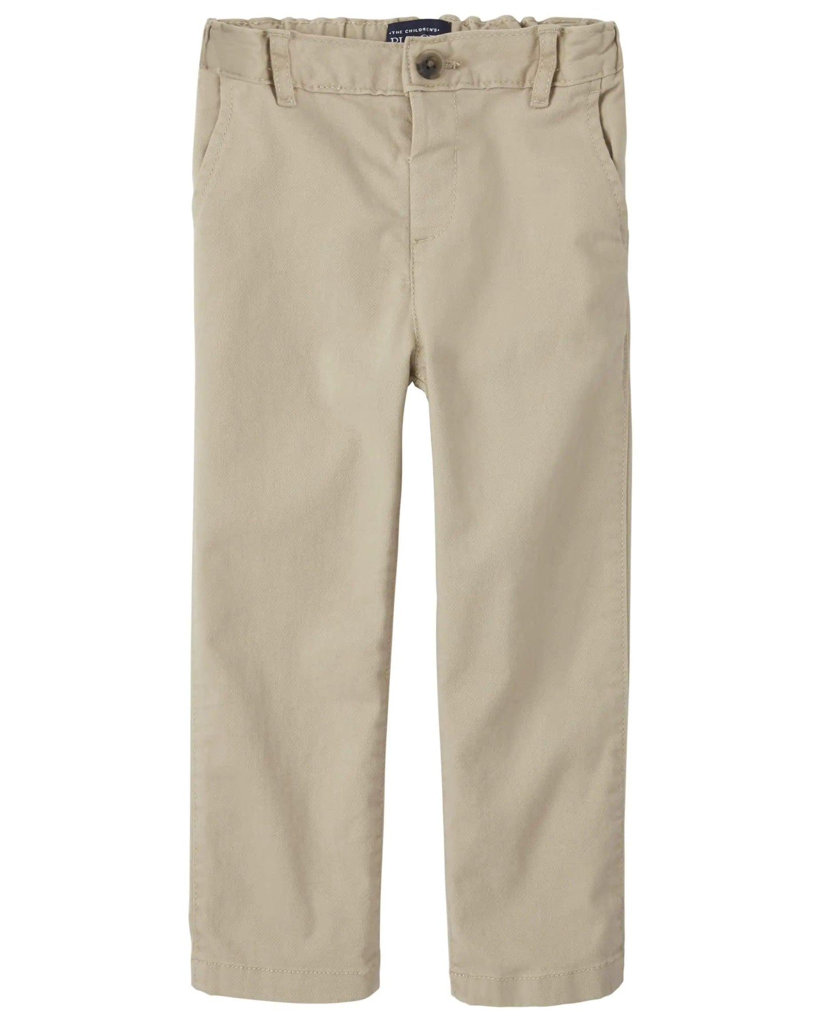 The Children's Place Baby-Boys and Toddler Stretch Chino Pants 4T Sand Wash Single 1 - Evallys.com # #