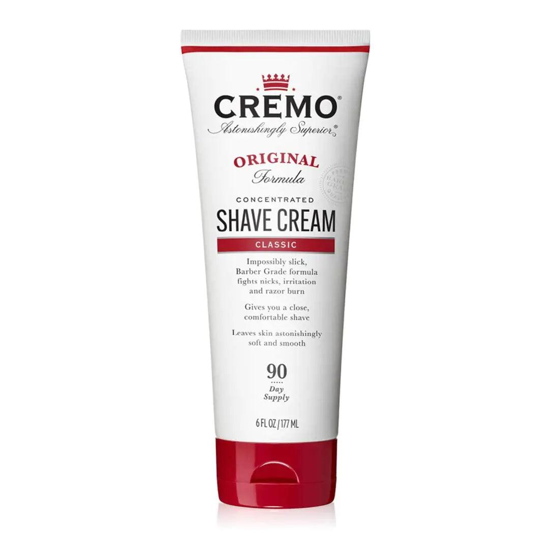 Cremo 4 Oz Thickening Paste & 6 Fl Oz Shave Cream Barber Grade Hair Styling & Shaving Bundle Thickening Paste + Original Shave Cream Hair Styling Agent - Evallys.com # #