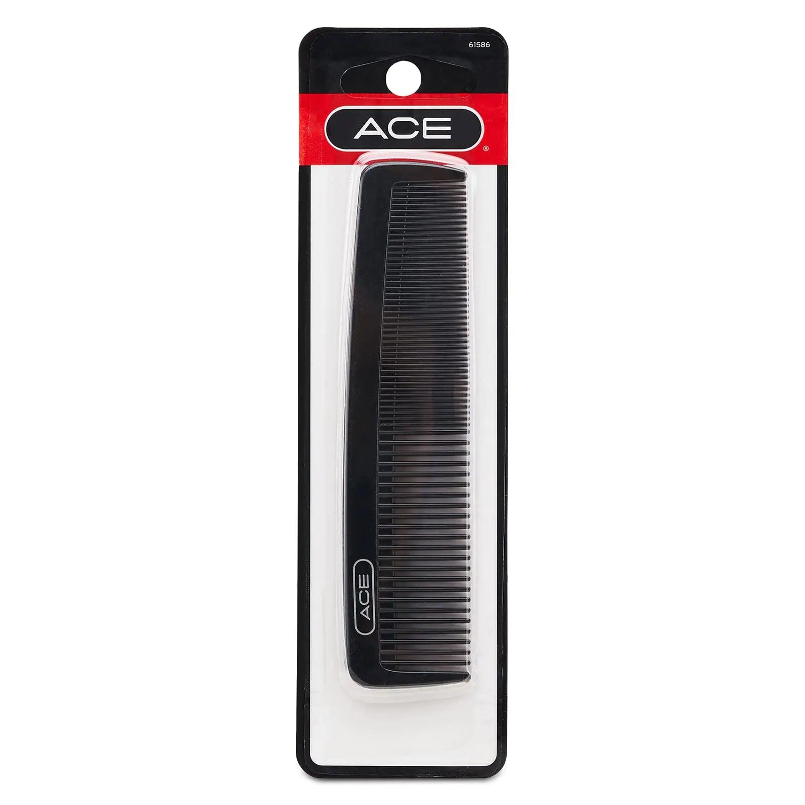 GOODY Ace Pocket Hair Comb - 5 Inch, Black - Pack of 6 - Great for All Hair Types - Fine Comb Teeth for Thin to Medium Hair - Durable for Every Day and Professional Use - - Evallys.com # #