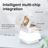 4 In 1 Rotatable Colorful Lighting Wireless Charger Stand For Phone 15 14 13 12 Pro Max 8 7 Holder Magnetic Fast Charging Station - Evallys.com