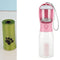 Portable Cat Dog Water Bottle Food Feeder Drinker Poop Dispenser 3 In 1 Leak-proof Multifunctional Dog Water Bottle Pet Products - Evallys.com