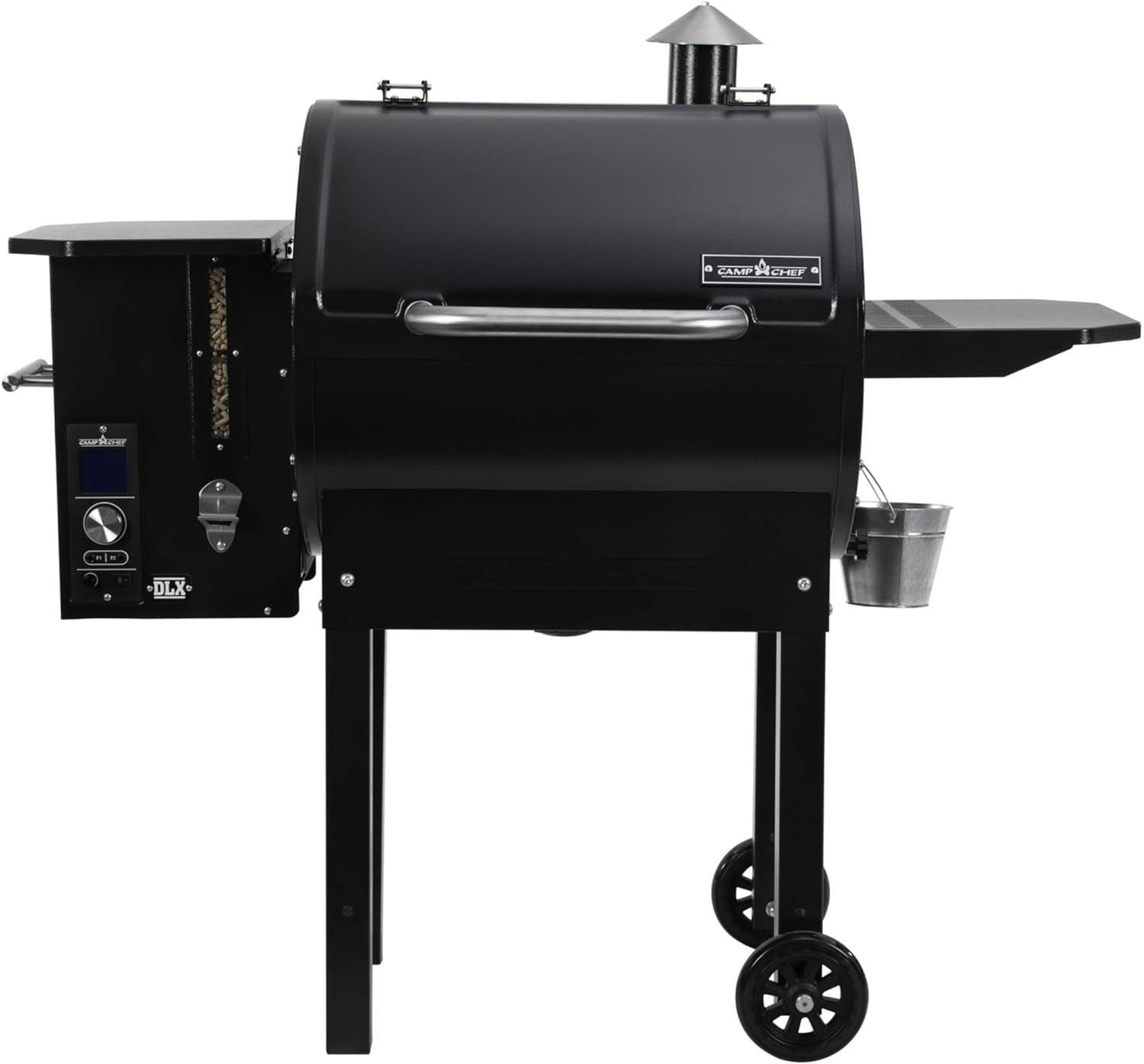 Camp Chef DLX Pellet Grill & Smoker - Outdoor Pellet Smoker & Grill with a PID Gen 2 Digital Controller - Black - Evallys.com # #