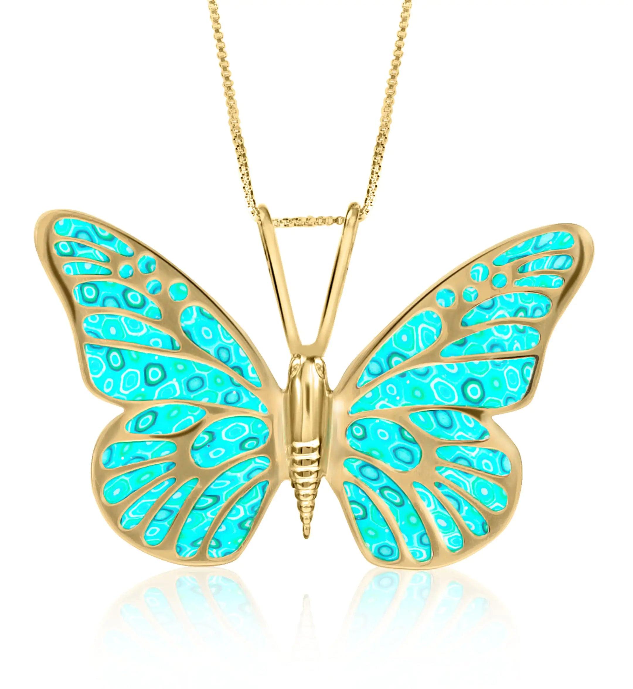 Handcrafted Butterfly Necklace - Evallys.com # #