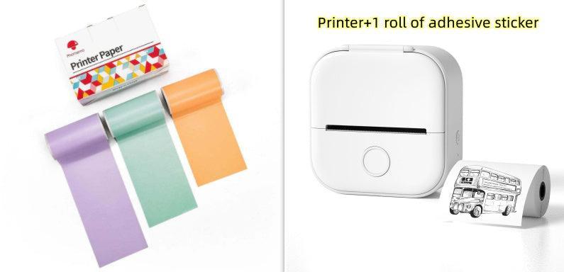 Portable Mini Thermal Label Printer Home Photo Printer Student Wrong Question Printer Bluetooth Mini Label Printer Price Tag - Evallys.com