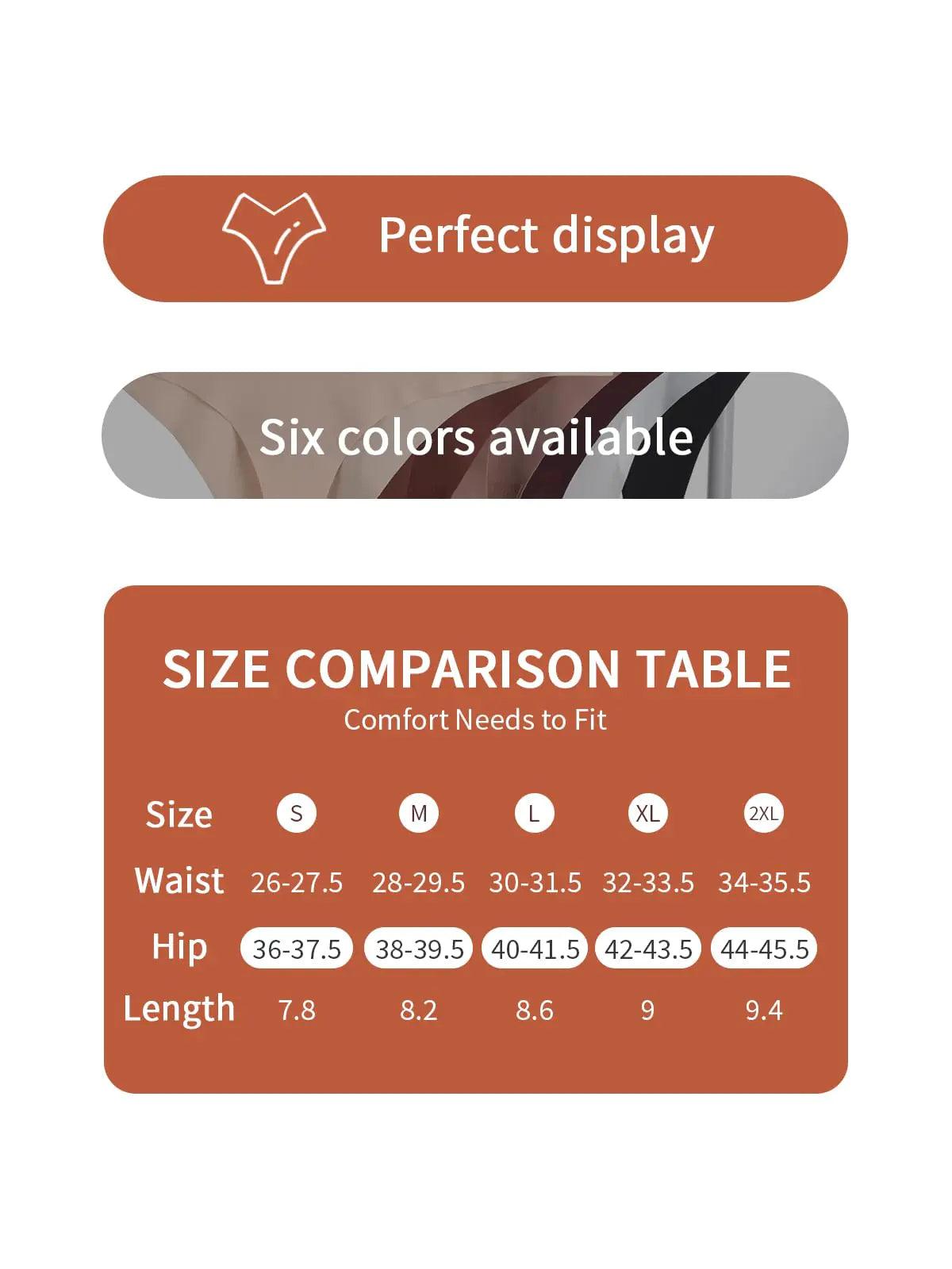 Hellopopgo Seamless Thongs For Womens V-waisted No Show Thong Seamless Panties Breathable Comfortable Underwear Women 6-Pack XX-Large Multicolored-a1-6pack - Evallys.com # #