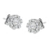 10K White Gold Diamond Stud Earring (1/2 cttw, I-J Color, I3 Clarity) - Evallys.com # #