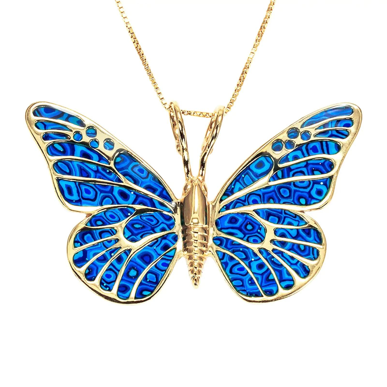 Handcrafted Butterfly Necklace - Evallys.com # #