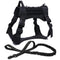 Nylon Tactical Dog Harness with Handle & Bungee Leash for Large Dogs - Evallys.com # #