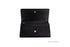 Burberry Porter Black Leather Branded Embossed Clutch Flap Wallet - Evallys.com # #