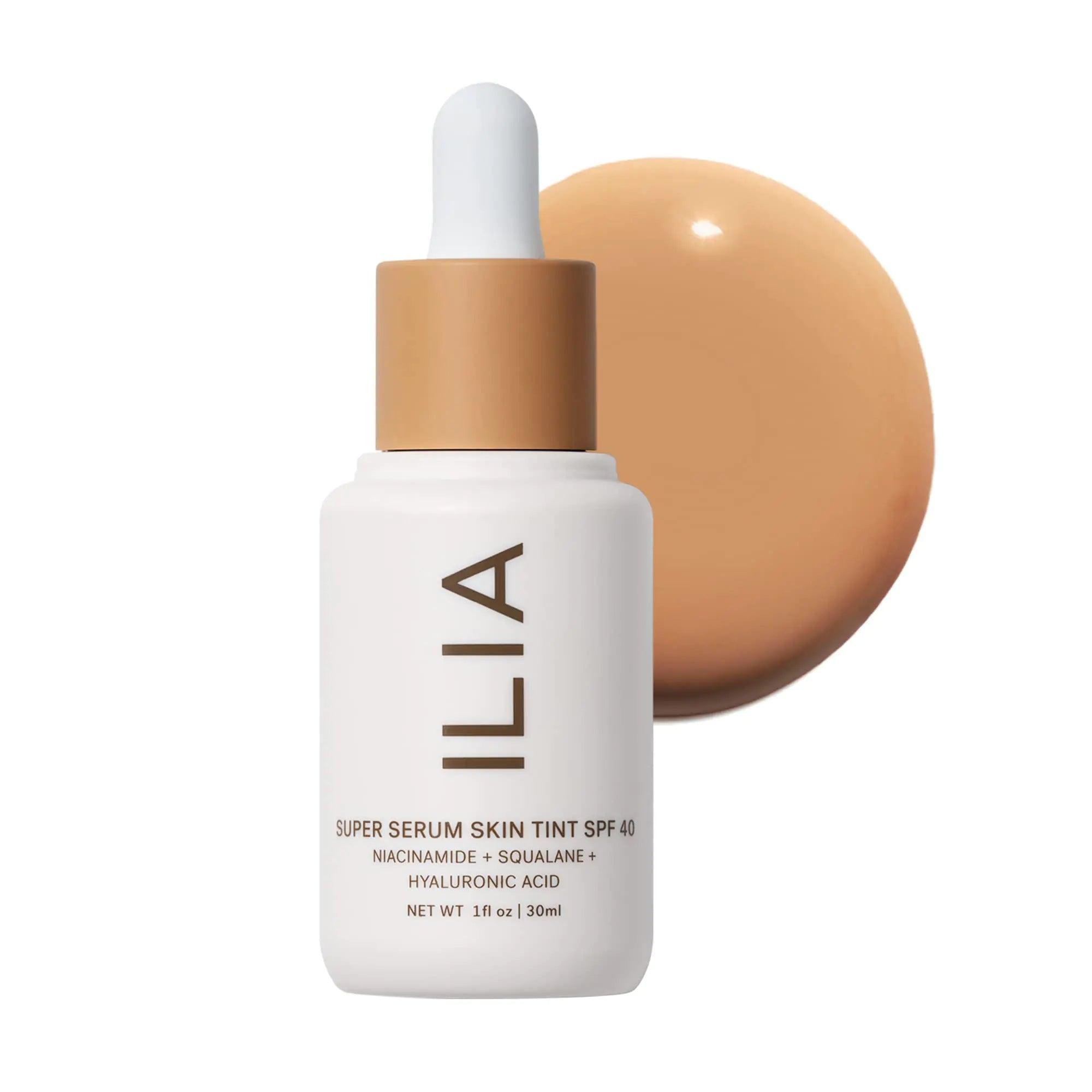 ILIA - Super Serum Skin Tint SPF 40 | Non-Comedogenic, Vegan, LIghtweight to Help Against Blue Light, + Pollution while Hydrating, Smoothing, + Refining (Matira ST11, 1 fl oz | 30 ml) ST11 Matira (Medium, Cool Undertones) - Evallys.com # #