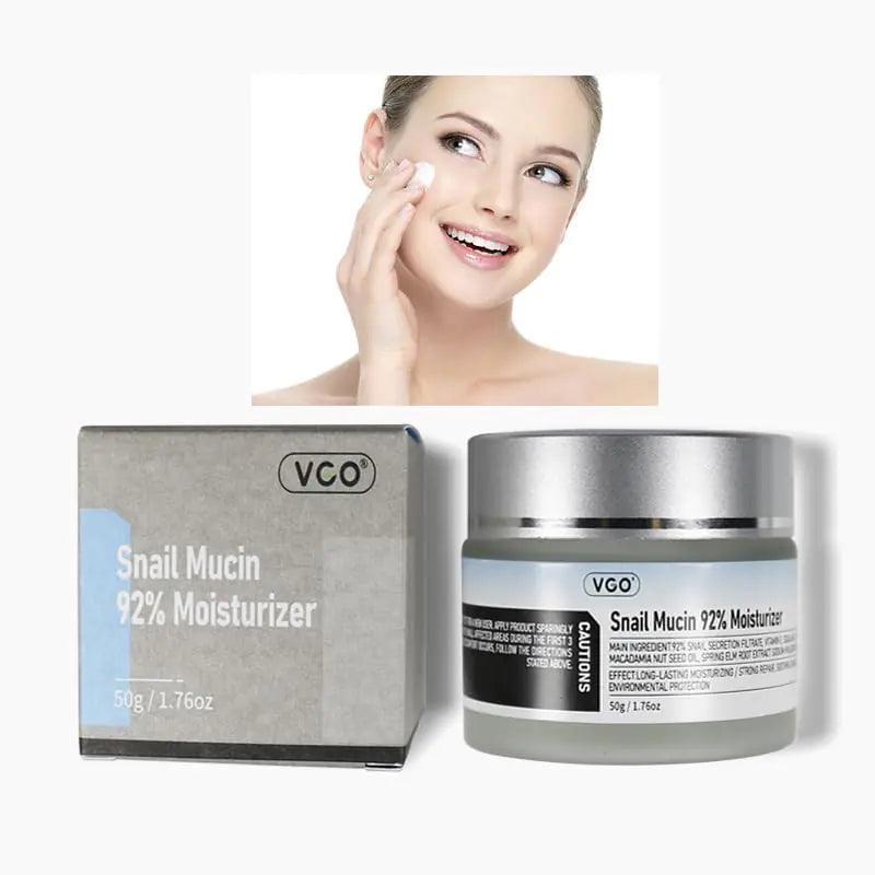 VGO Snail Mucin 92% Moisturizer Daily Face Moisturizer Hydrating Repair Face Gel Cream for Dry & Sensitive Skin, All Skin Types 50g / 1.76oz 1.76 Fl Oz (Pack of 1) - Evallys.com # #