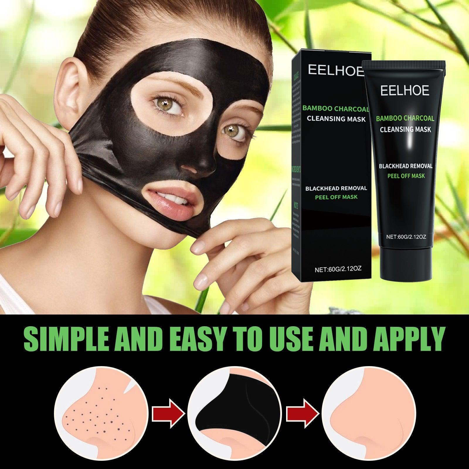 EELHOE Bamboo Charcoal Blackhead Removal Peel-Off Mask For Deep Pore Cleansing And T-Zone Oil Control - Evallys.com # #